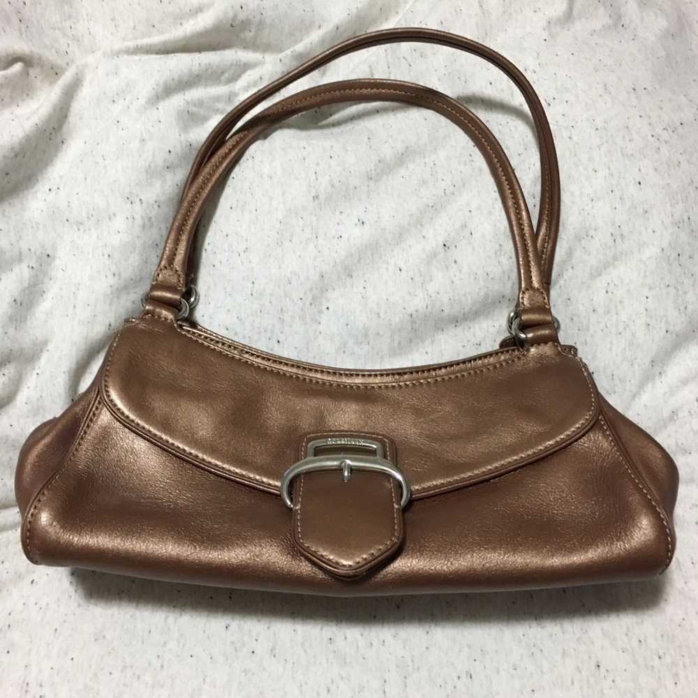 Cole Haan Bronze Medium Sized Leather Purse